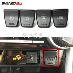 1Pc Interior LED Front Fog Light Rearview Mirror Heating Push Button Camera Switch For Toyota RAV4 rav4 5th XA50 2019 2020