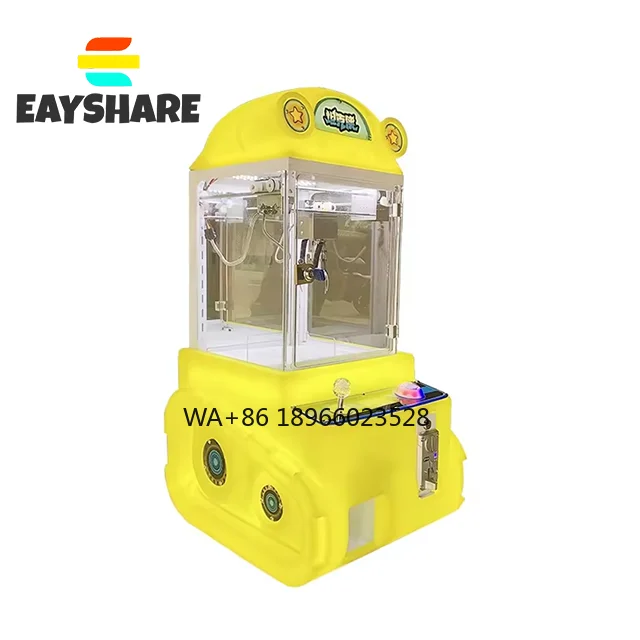 

Factory Price Mini Super Crane Claw Machine With Bill Acceptor Toy Catcher Plush Coin Operated Games for Kids