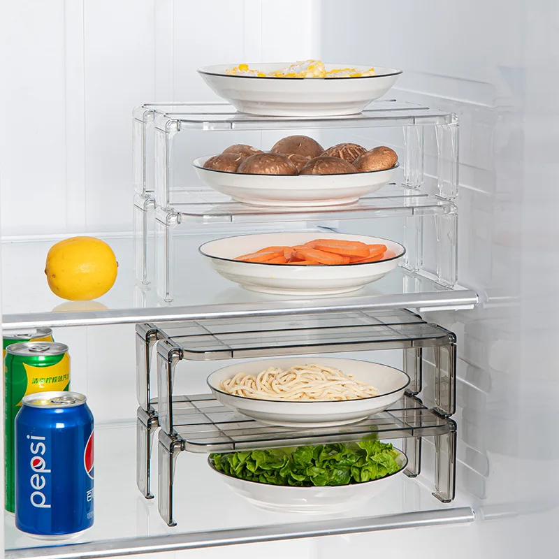 

Refrigerator Storage Rack With Multiple Layers Of Kitchen Supplies Bowl Rack, Seasoning Bottle Storage Rack