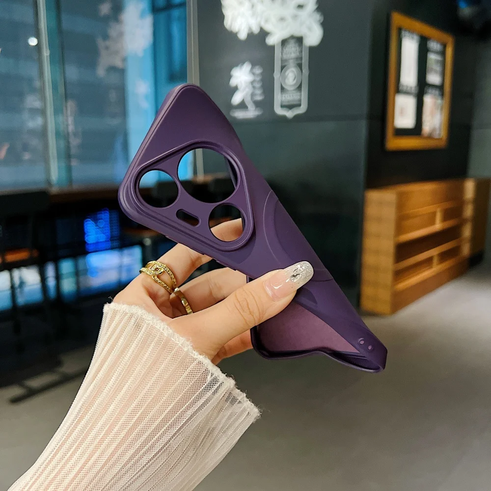 Luxury Silicone Magsafe Phone Case for HuaWei Pura 80 70 P60 P50 P40 Pro Ultra Mate 70 60 50 Pro + Wireless Charge Soft Cover