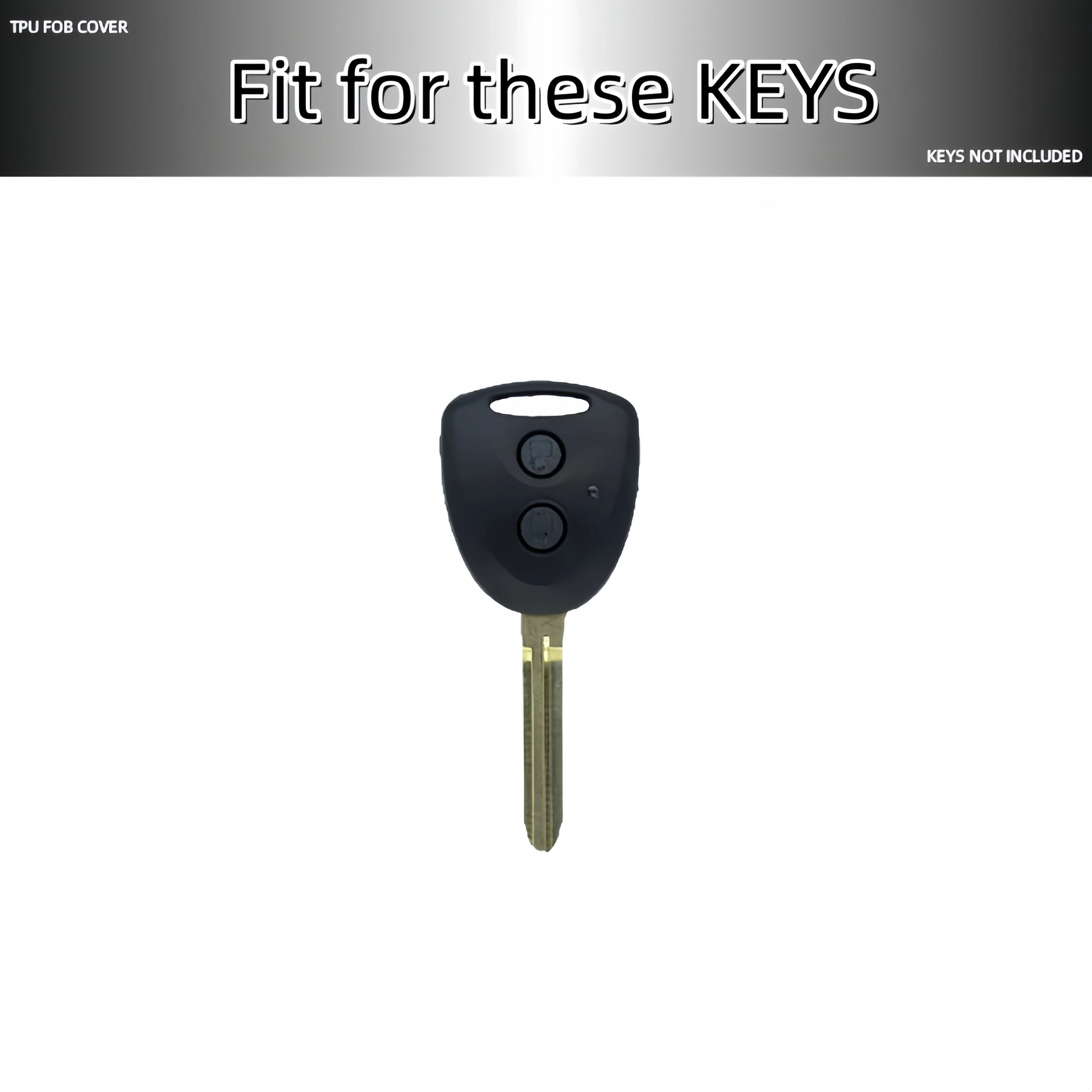 Key Fob Cover Keyring Keychain Lanyard For TOYOTA Grand New Avanza Daihatsu Xenia PERODUA Alza Myvi Axia Perodua 2 Buttons