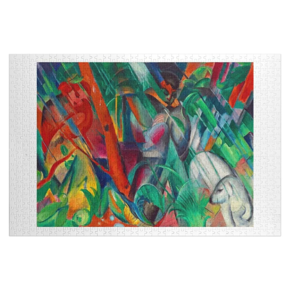 Franz Marc Art Prints In the Rain Franz Marc Jigsaw Puzzle Toddler Toys Photo Customs With Photo Puzzle