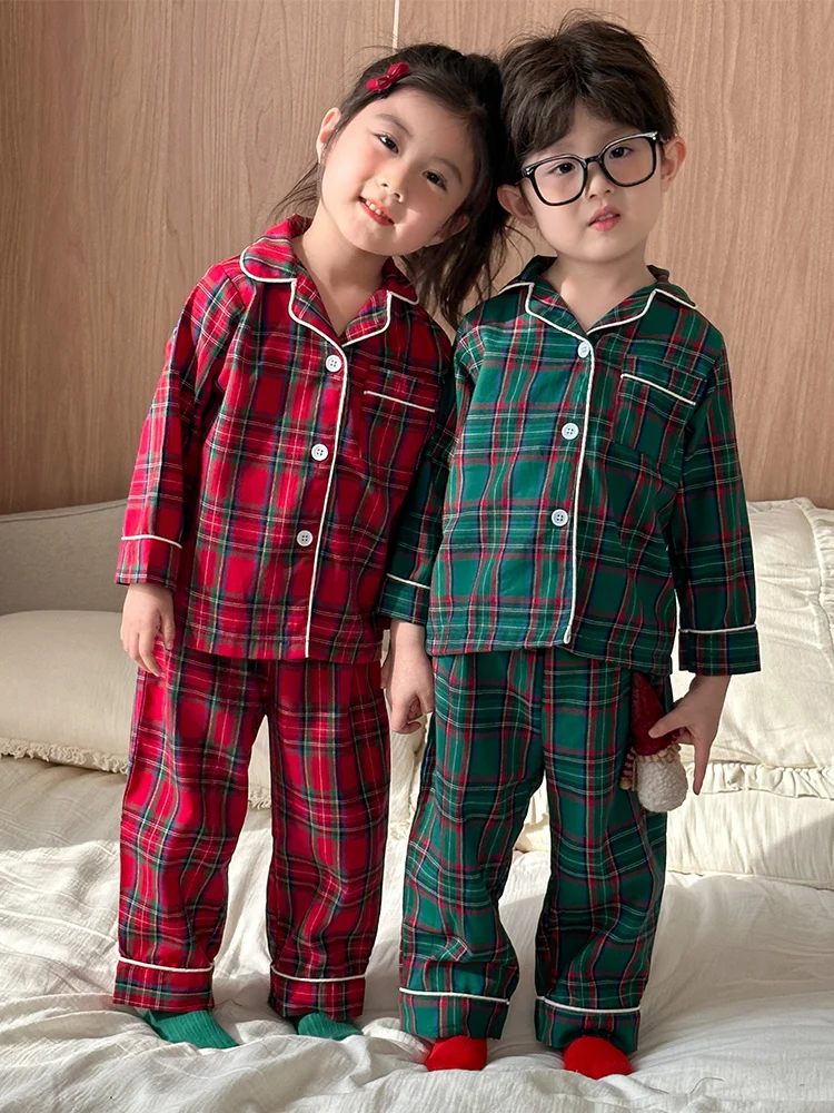 Pure Cotton Children's Spwear Set Spring Autumn Kids Home Clothes M Fem Toddler Baby Pyjamas Comfortable Soft A-Class