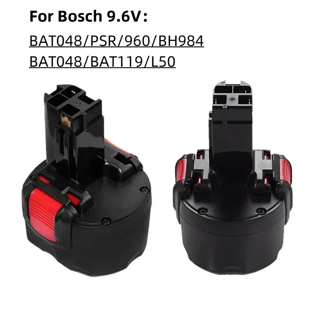 

For Bosch 6800mAh 9800mAh 9.6V NI-MH Replacement Battery PSR 960 BAT048 BAT119 BAT100 BH984 BPT1041 PSR960 GSR 9 6V E-2 GSR