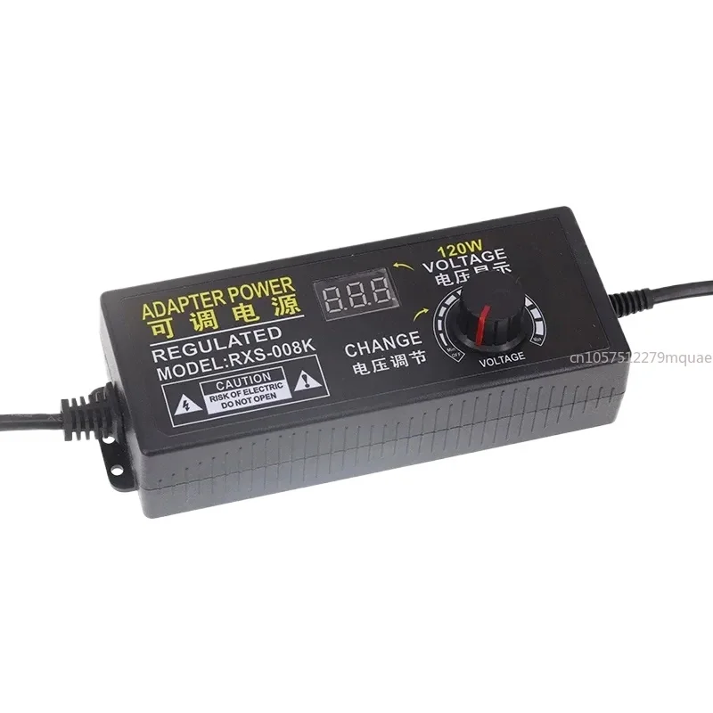 3-12V 10A Adjustable Power Supply Digital Display Mini Linear LED Strip Motor Speed Control Dimmer Voltage Regulator