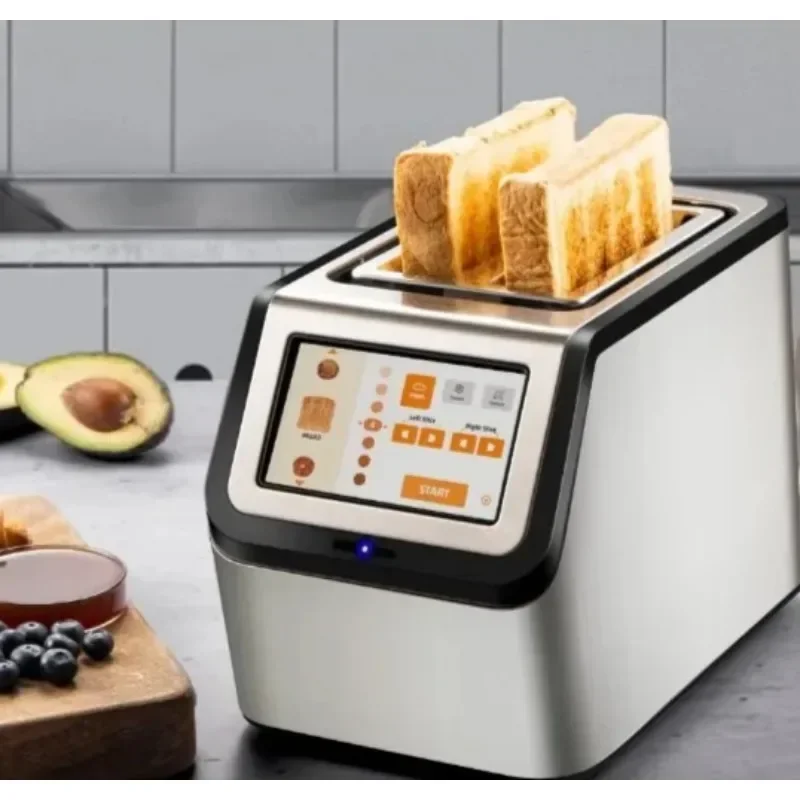 

Bread Makers Smart Toaster, Touch Screen Toaster,High-speed Automatic Settings,Bagel English Muffins Toast Pastry Waffles Bread