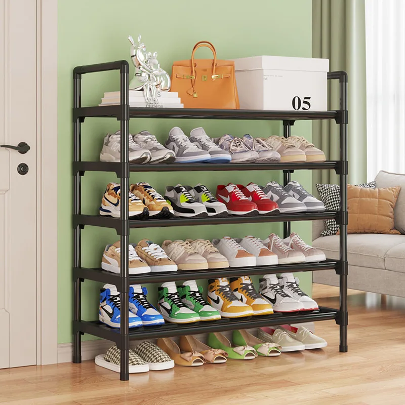 Simple Shoe Rack DIY Easy Assemble Dustproof Boots Organizer Stand Holder Space-Saving Shoes Storage Shelf Entryway Shoe Cabinet