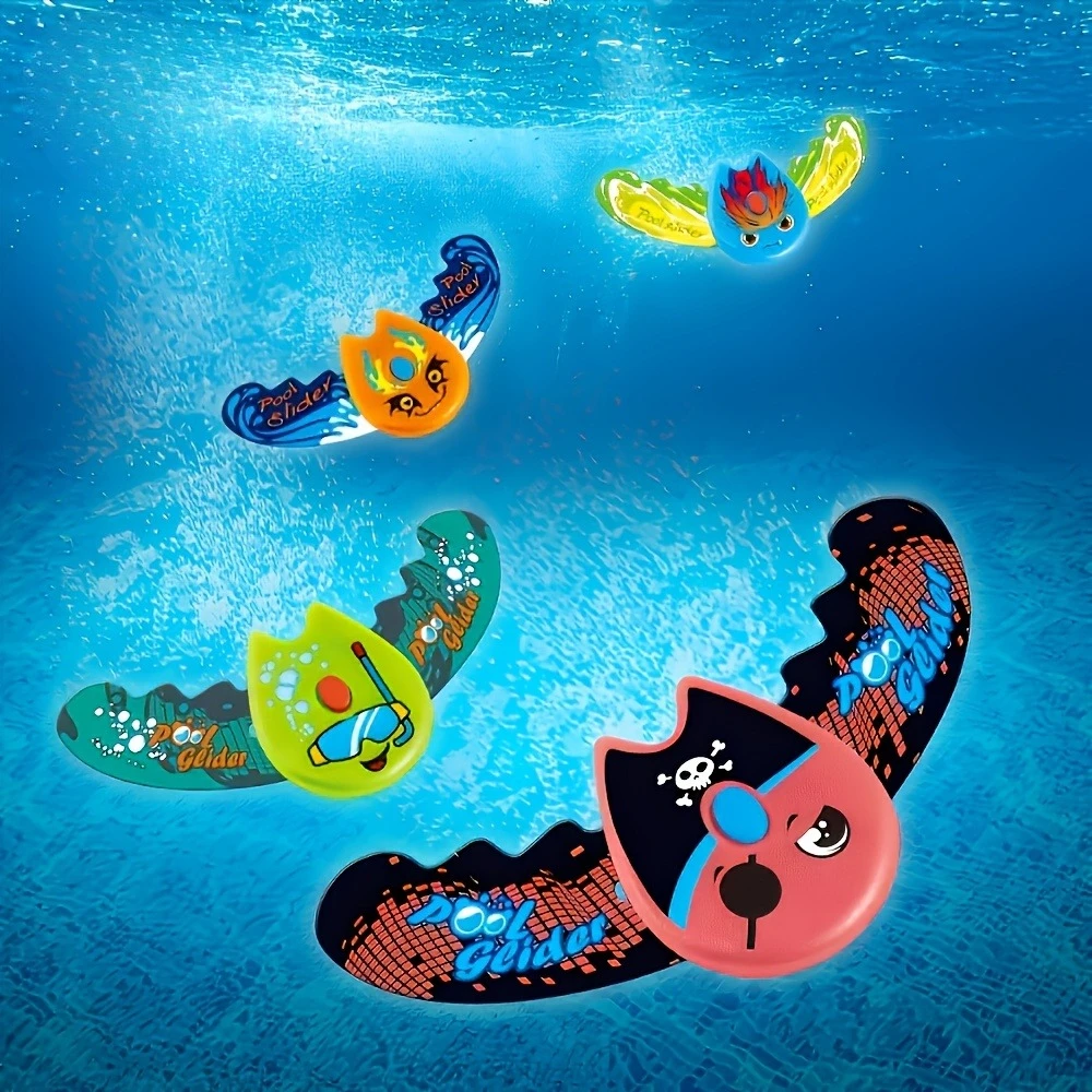 Manta Ray Schwimmbad-Spielzeug für Kinder Torpedo Schwimm- und Tauchspielzeug Selbstfahrendes Wasserspielzeug Gleiter Outdoor-Geschenke für Jungen & Mädchen
