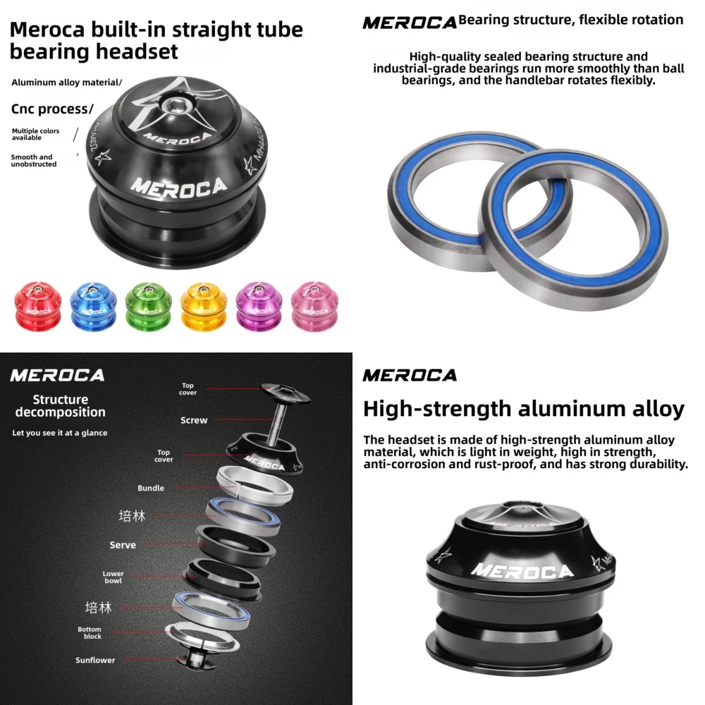 

Подшипники для картриджей MEROCA, 44 мм, встроенная гарнитура для горного велосипеда, оптовая продажа