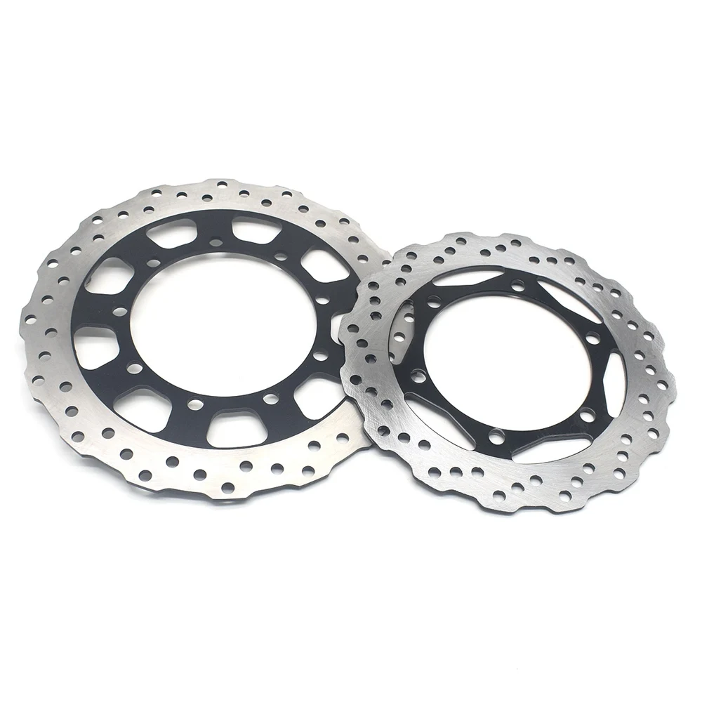 Motorcycle Front and Rear brake disc Rotor For Kawasaki KL650 KLR650 2008 2009 2010 2011 2012 2013 2014 2015 2016 2017 2018