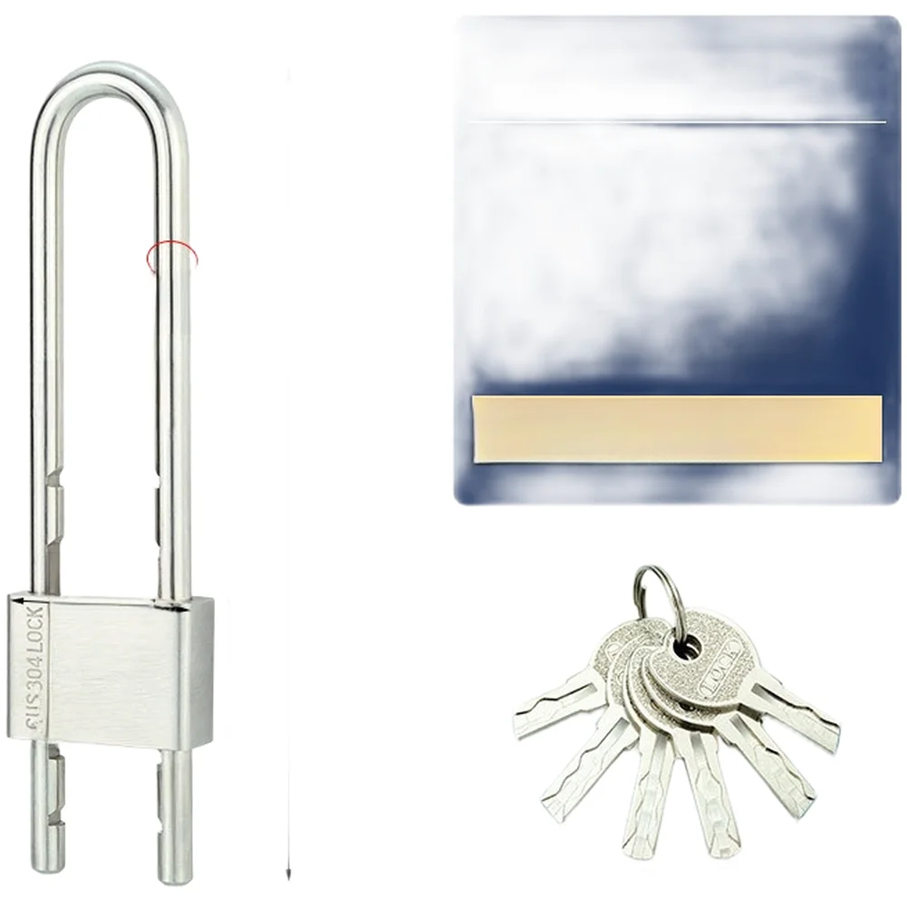 304 Stainless Steel U Shape Security Device for Glass Doors Sliding Doors Used in Shop Front and Store Security