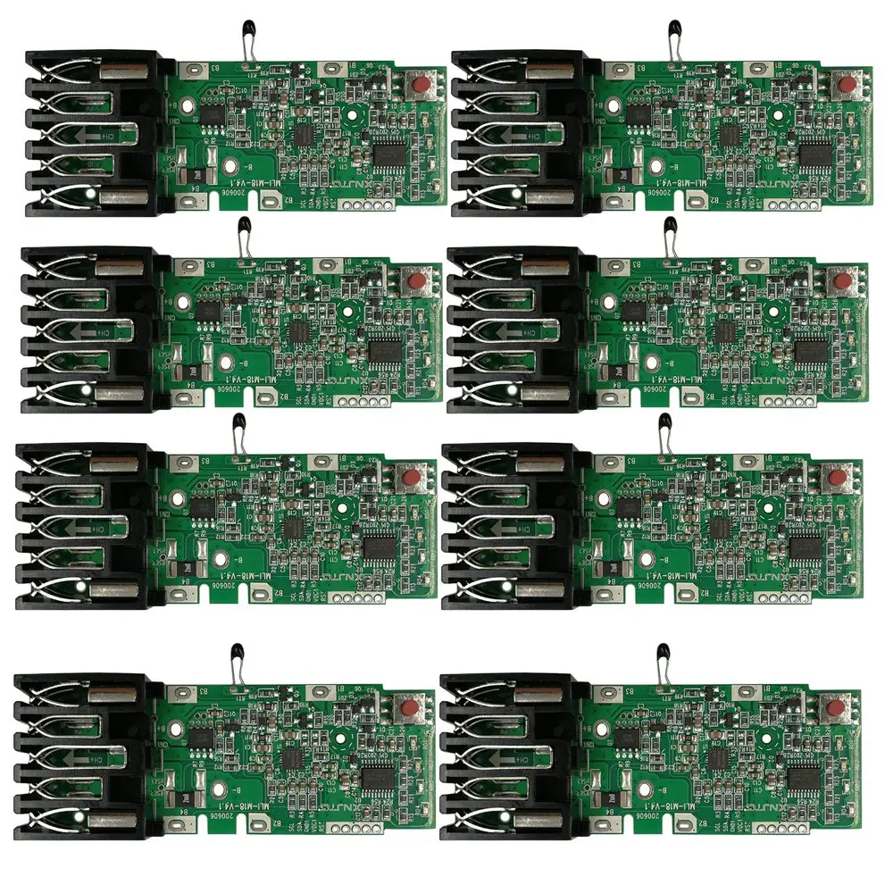 8Pcs for M18 18V PCB Board Electric Power Tool Replacement Lithium Battery Protection Circuit Board