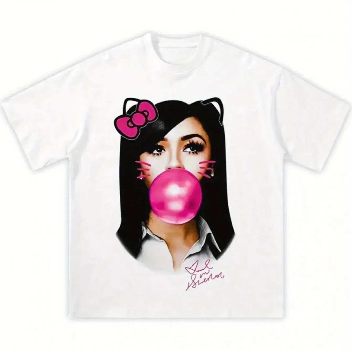 

Хлопковая футболка в стиле American Mariah Scientist Y2K, унисекс, летняя новая винтажная модная уличная одежда для мужчин и женщин, топы с короткими рукавами