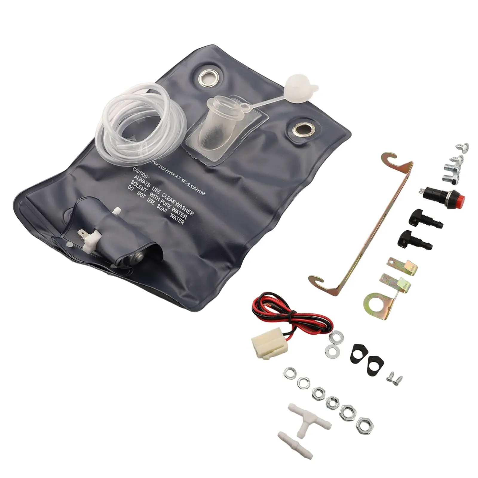 

12 В комплект сумки с насосом для омывателя лобового стекла, комплект сумки с насосом для автоомывателя, комплект сумки для бутылки омывателя ветрового стекла автомобиля, инструменты для чистки автомобиля