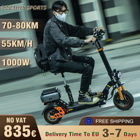 M5 Pro Adults Electric Scooter 1000W 48V 20AH 35MPH Max Speed Powerful Electric Scooter with Removeable Seat 44 Miles Long Range