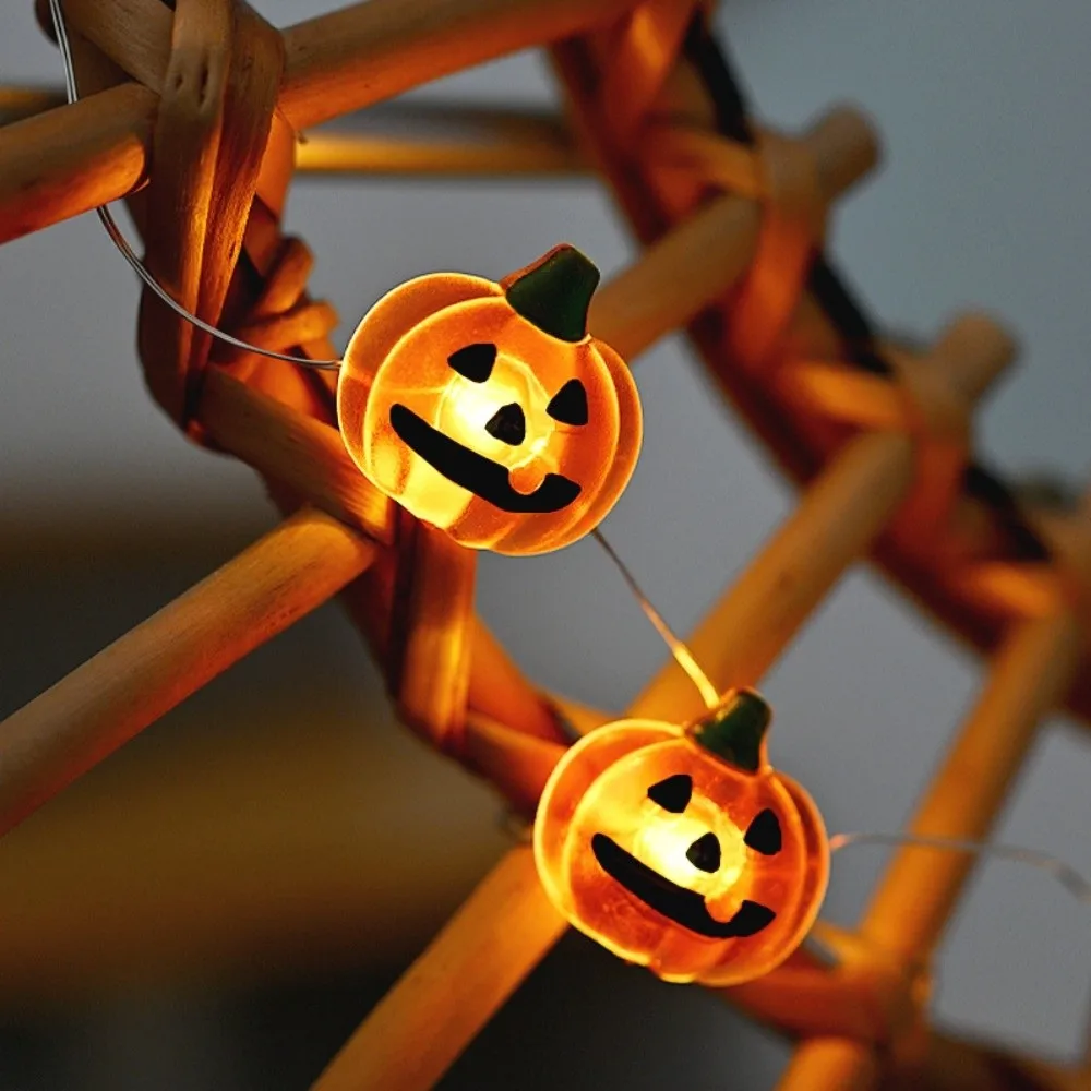 

Halloween Decor 20/50 Lights Halloween String Lights USB Charging Black Cat Pumpkin Lights Luminous Bat Decor Kid Favors