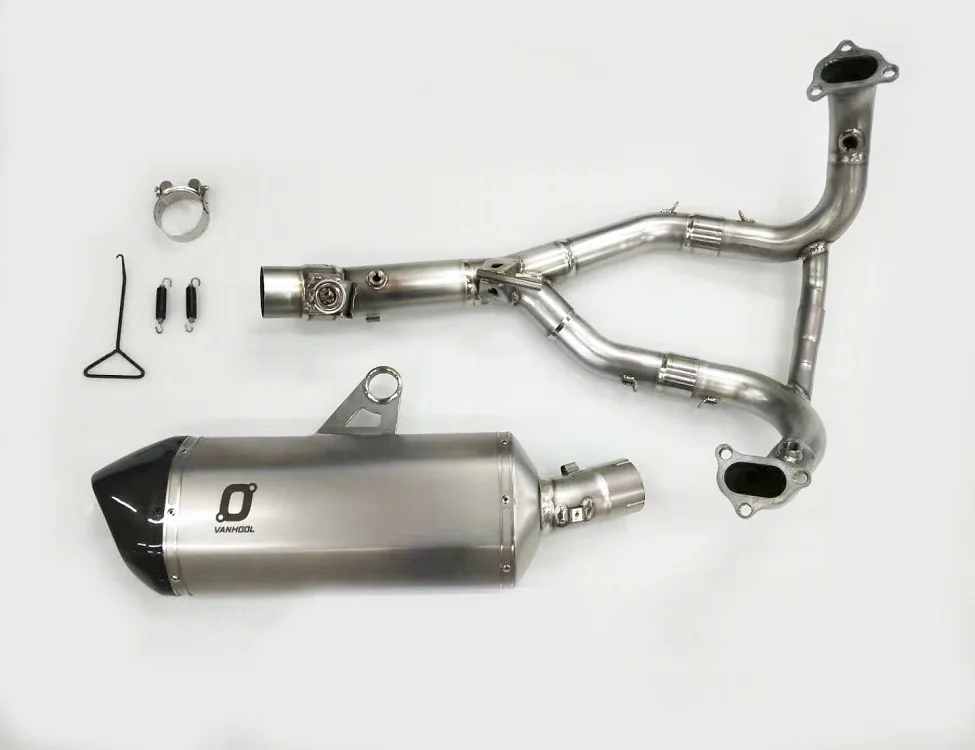 

FBVV Titanium Exhaust System for R1250GS Adventure Exhaust Header Downpipe 2019 2020 2021 Motorcycle Exhausts System