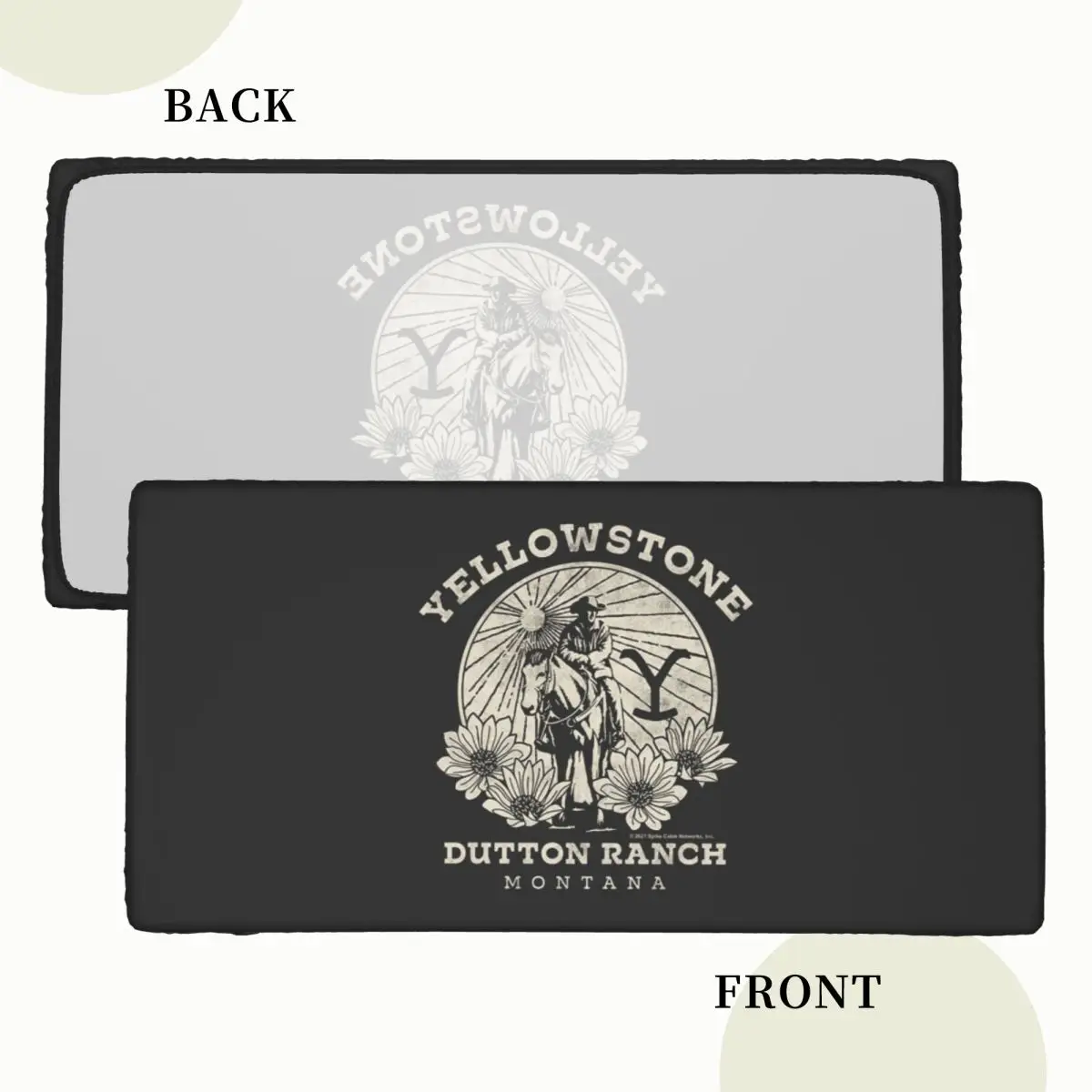 Yellowstone Dutton Ranch Custom Rectangular Tablecloth Waterproof Table Cover for Dining Events Table Cloth