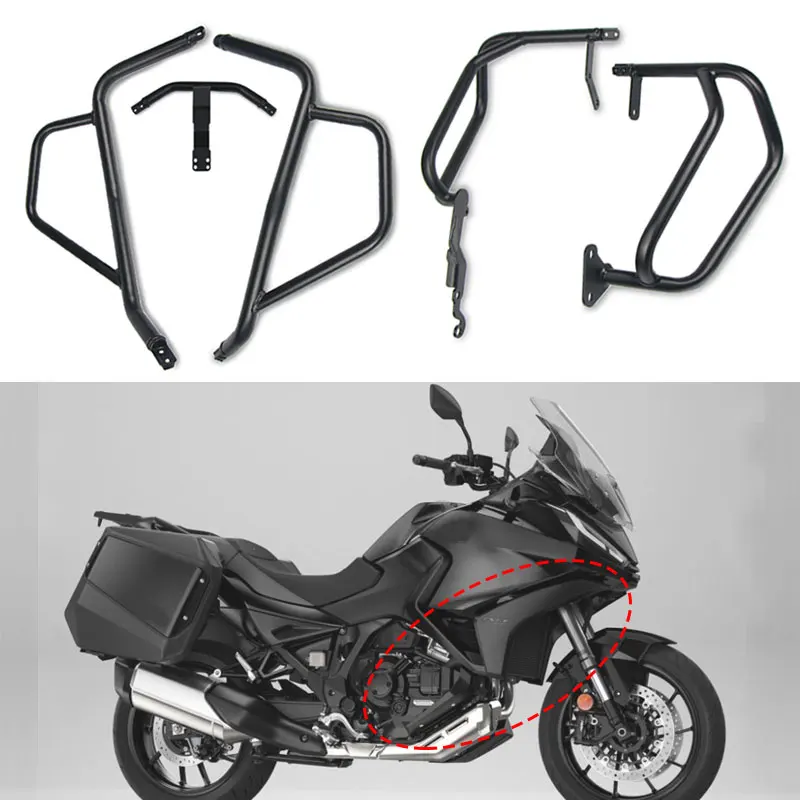 Fit for Honda NT1100 2022 2023 2024 Motorcycle Engine Tank Guard Highway Crash Bars Bumper Stunt Cage Protector NT 1100