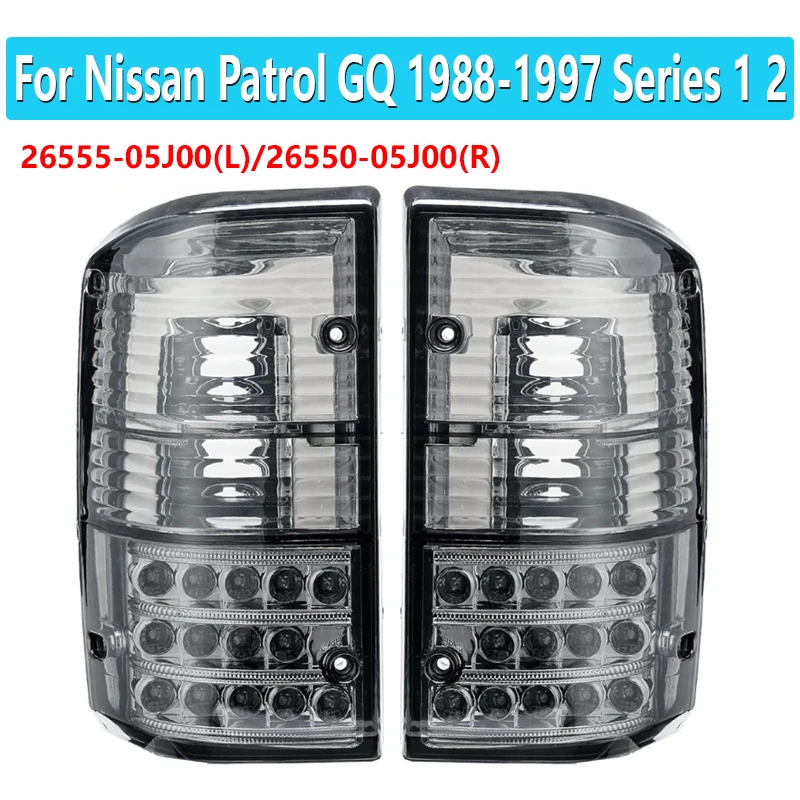 Red\Smoked Tail Light For Nissan Patrol GQ 1988 1988-1997 Tail Brake Stop Lamp Fog Light Headlight Fog Lamp Bumper Light