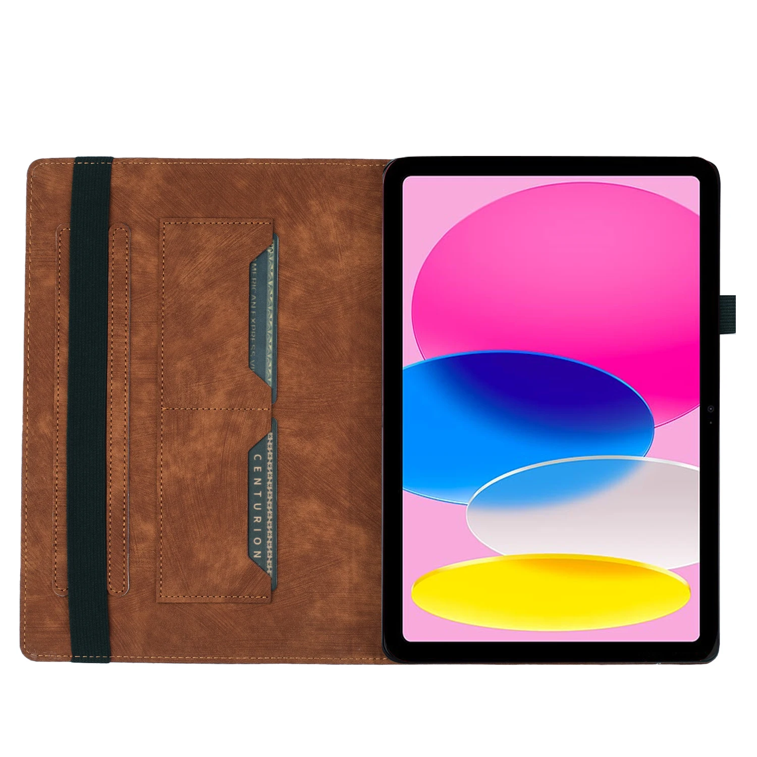 Card Slot Leather Butterfly Cat Tablet Case For iPad 2025 Pro Air 13 2025 12.9 13 inch 10th Generation 10th A16 Cute Book Cover