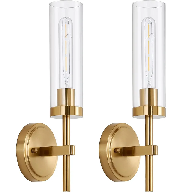 

Modern Vintage Iron Products Bathroom Wall Lamp Bedroom Bedside Glass Mirror Front Hotel Corridor Passage Hotel Wall Lamp