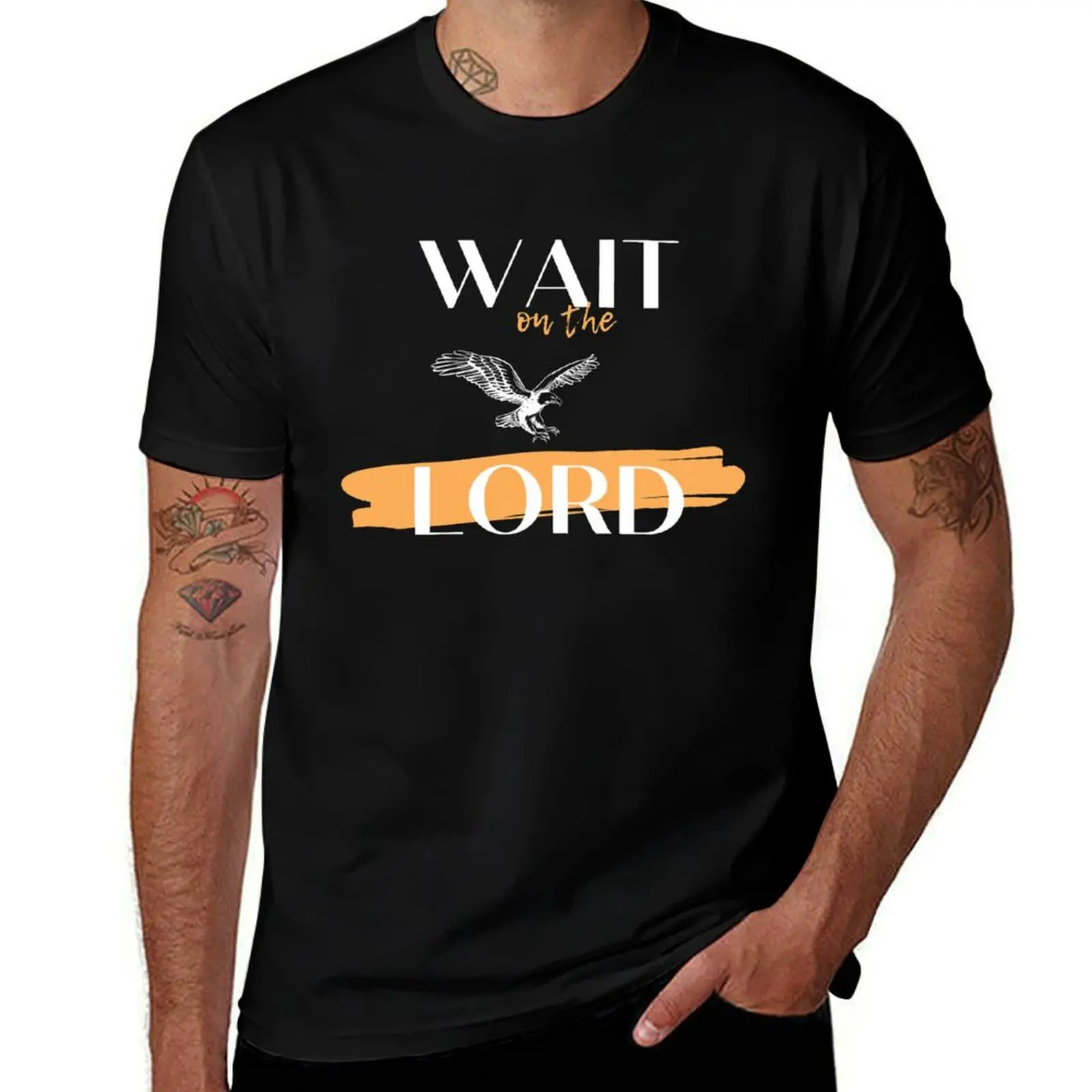 

Wait on the Lord T-Shirt Lightweight Gym Training T-Shirt