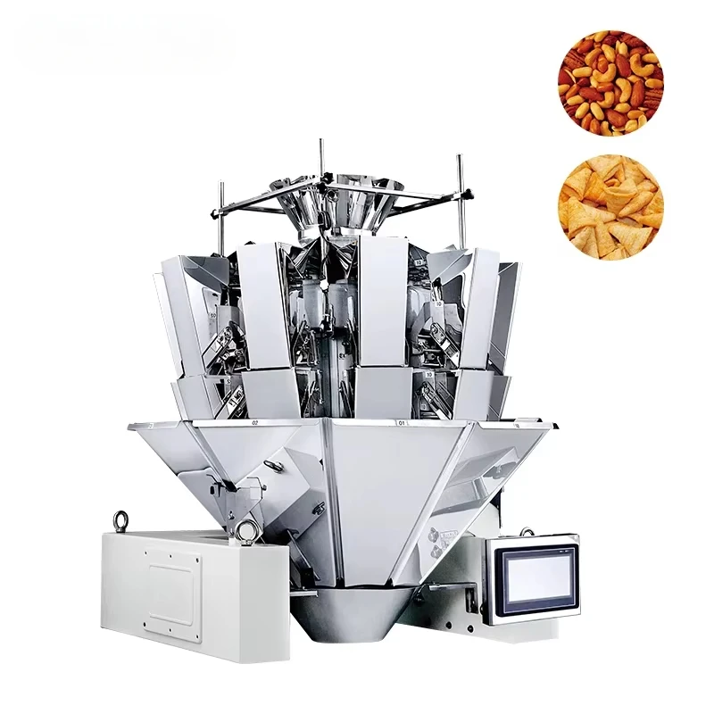 Electric Durable Machinery Carbon Steel Multi Head Weigher Packaging Machine Nuts Candy Seeds Foods Package Machine