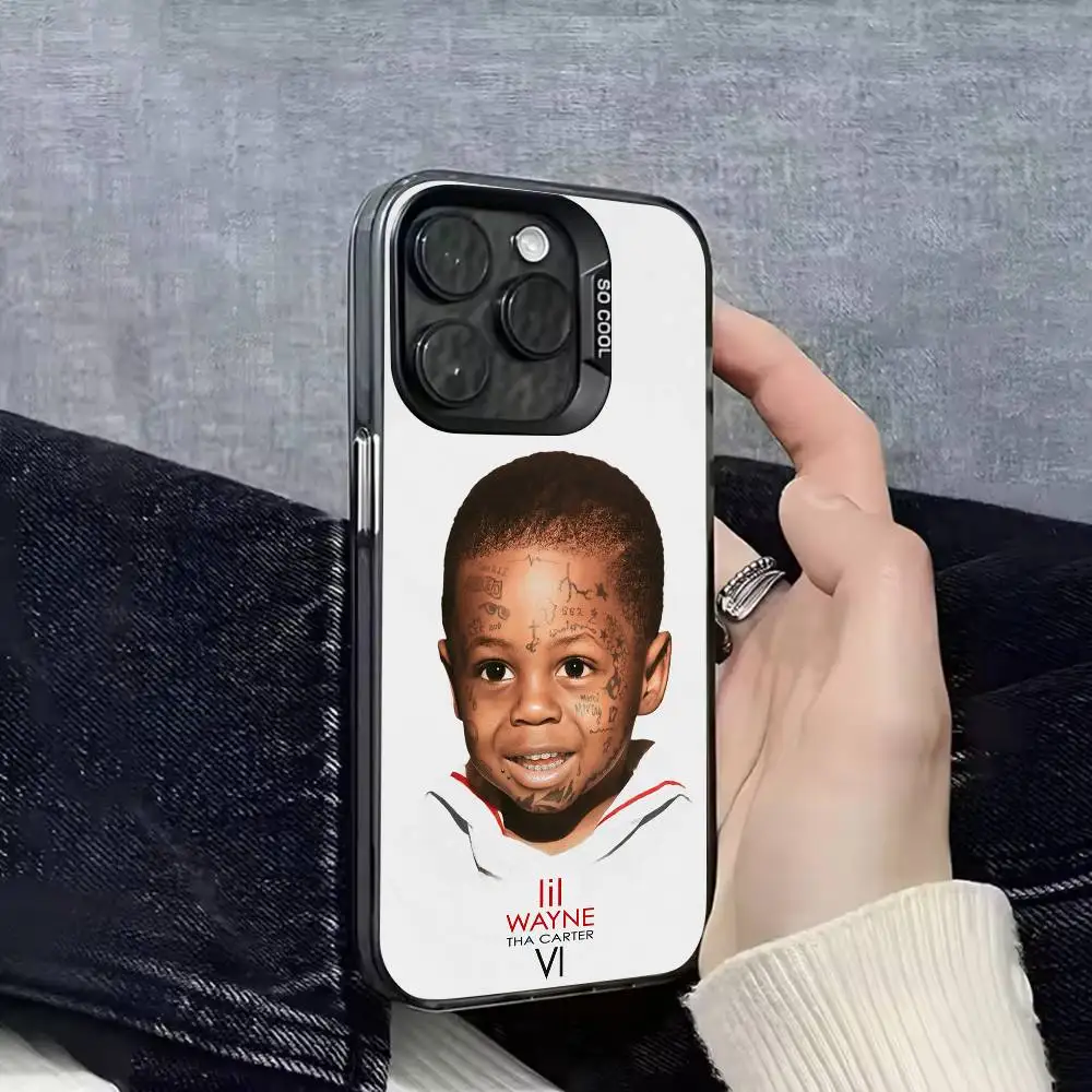 حافظة هاتف L-Lil Wayne Tha Carter VI لهاتف iPhone 17,16,15,14,13,12,11,Pro,Max,Plus,E,SE4,Air,Mini Black IMD