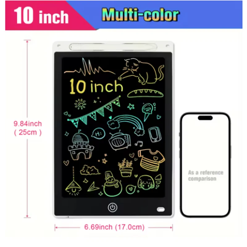 10 Inch LCD Writing Tablet Digital Drawing Tablet Handwriting Pads Portable Electronic Drawing Board for Kids Birthday Gifts