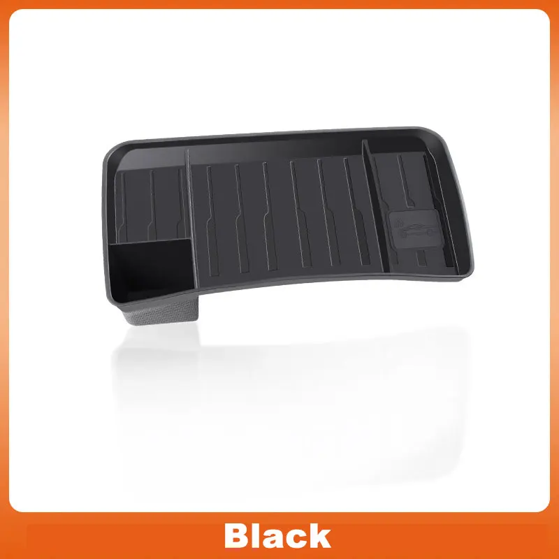 صينية تخزين مخفية من هلام السيليكا لطراز تسلا 3 Y 2017-2023 ترقية صندوق تخزين خلفي للشاشة صندوق مناديل
