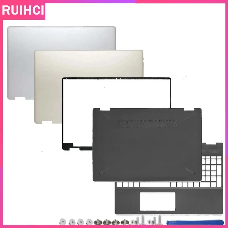 New For HP Pavilion X360 15-DQ TPN-W140 LCD Back Cover Front Bezel Palmrest Keyboard Cover Bottom Case L53034-001 L53033-001
