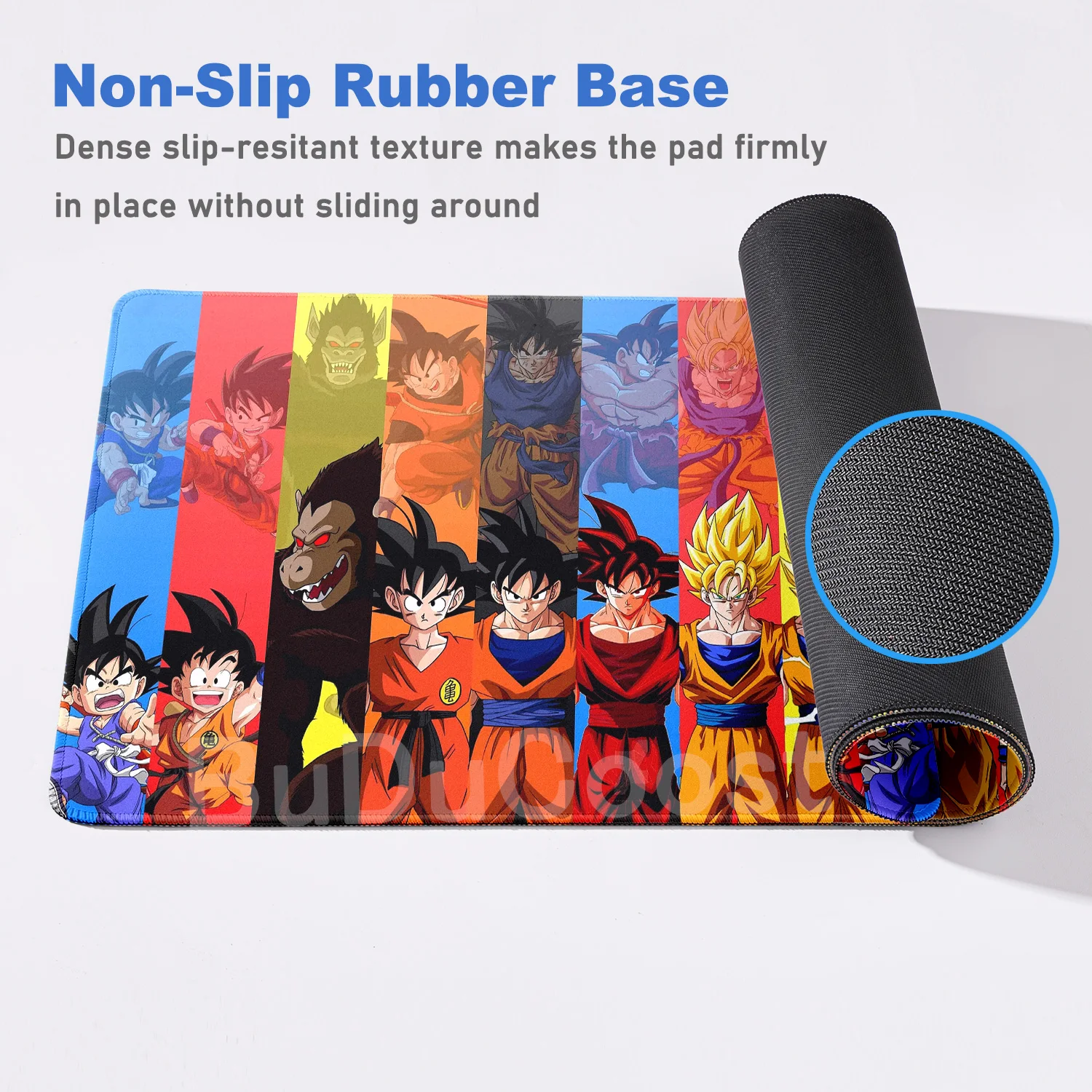 HD Print Anime Goku D-Dragons Balls Mouse Pad 900x400mm Computer Gamer Lock Edge Desk Mats XXL Keyboard Mouse PC Non-slip Carpet