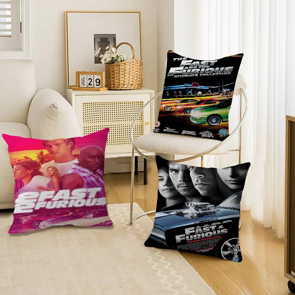 Fast and Furious klassischer Vintage-Kissenbezug, Kissenhülle, Wohnzimmer, Sofa, Heimdekoration, individuell gestaltet