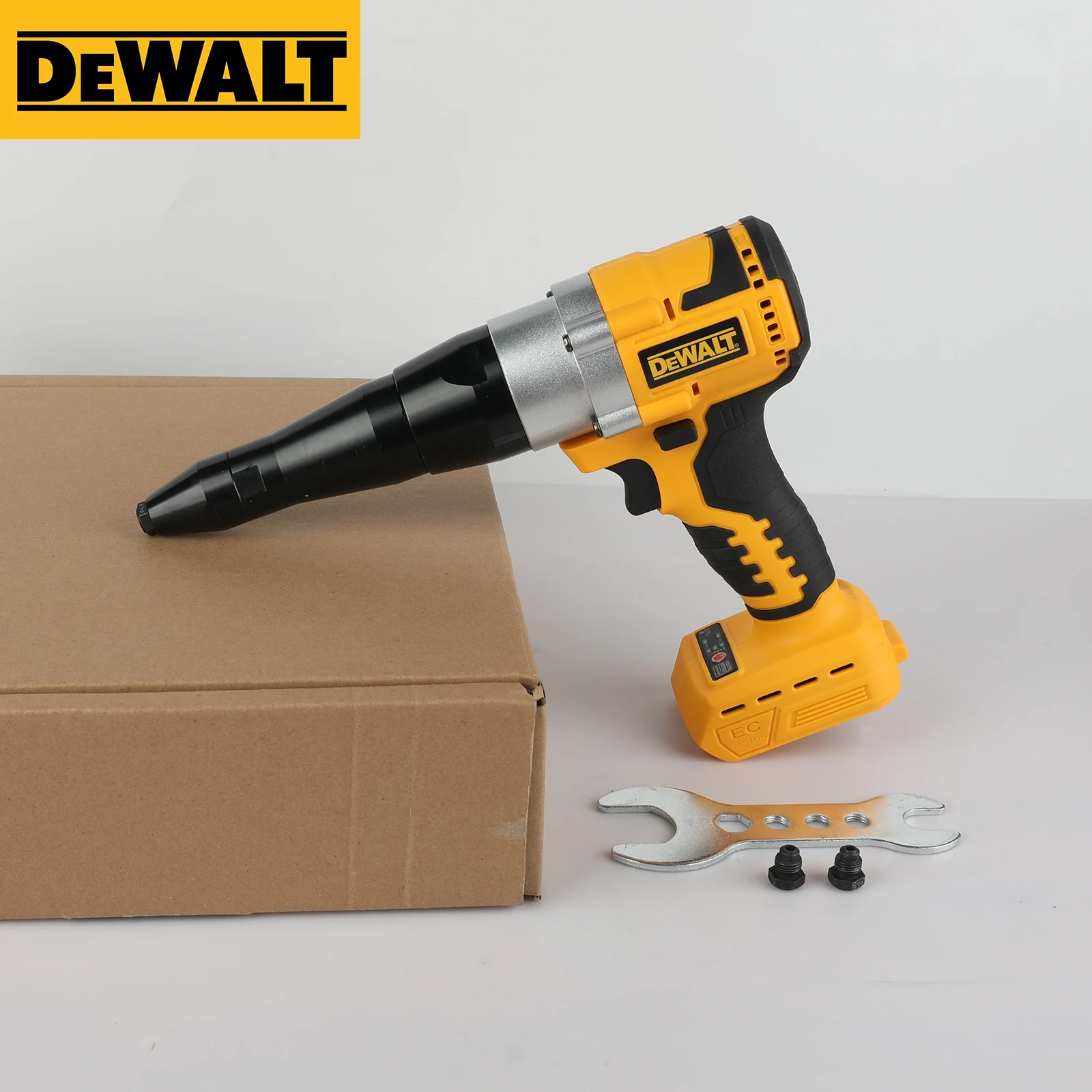 DeWalt Bezszczotkowa Elektryczna Nitownica Akumulatorowa 3.2-4.8mm Nitownica do Nitonakrętek Wiertarka Automatyczna Nitownica Narzędzie Elektryczne DCF401 (no battery) — Zdjęcie 2 z 2