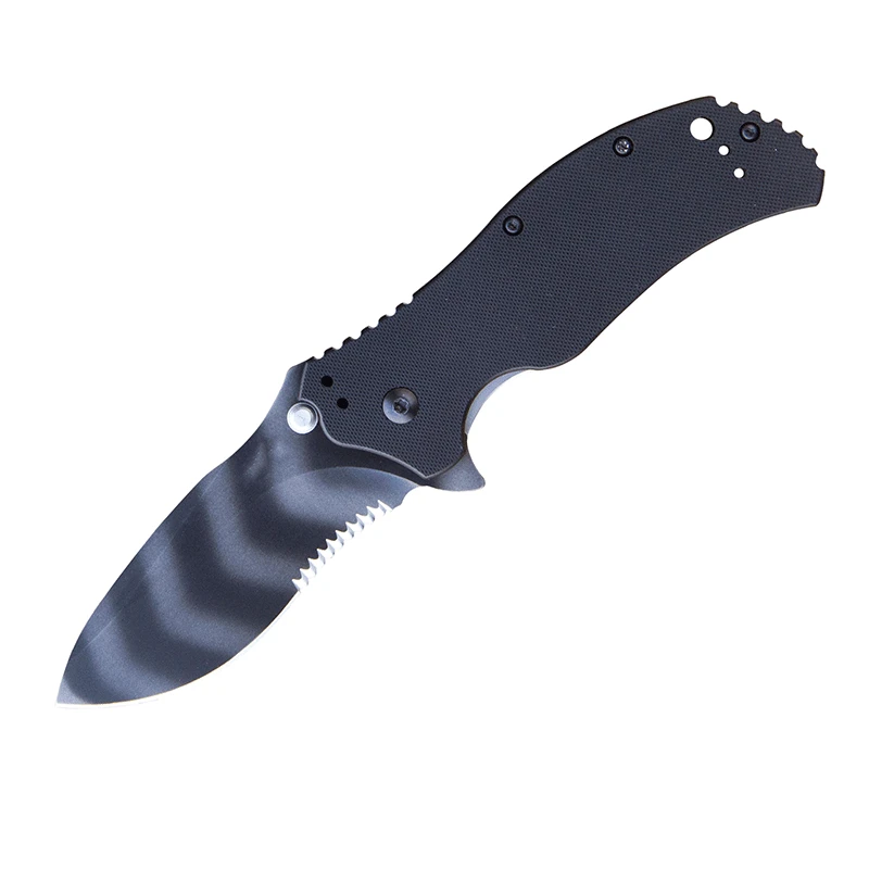 Hot selling ZT0350 high hardness bearing outdoor knife, wilderness survival portable folding knife, self-defense knife