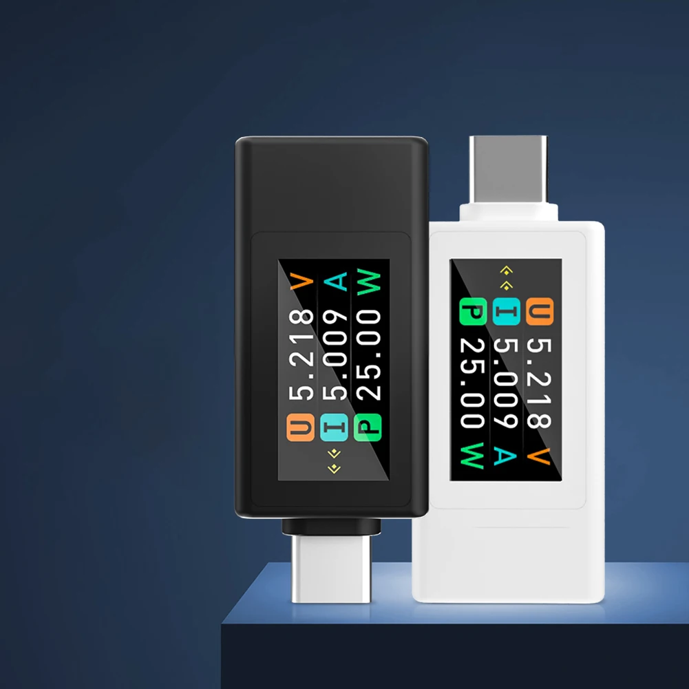 

KWS-1902L New Product Multi-function USB/TypeC Tester 4-30V 12A Power-off Storage Function Voltage And Current Meter Power Mete