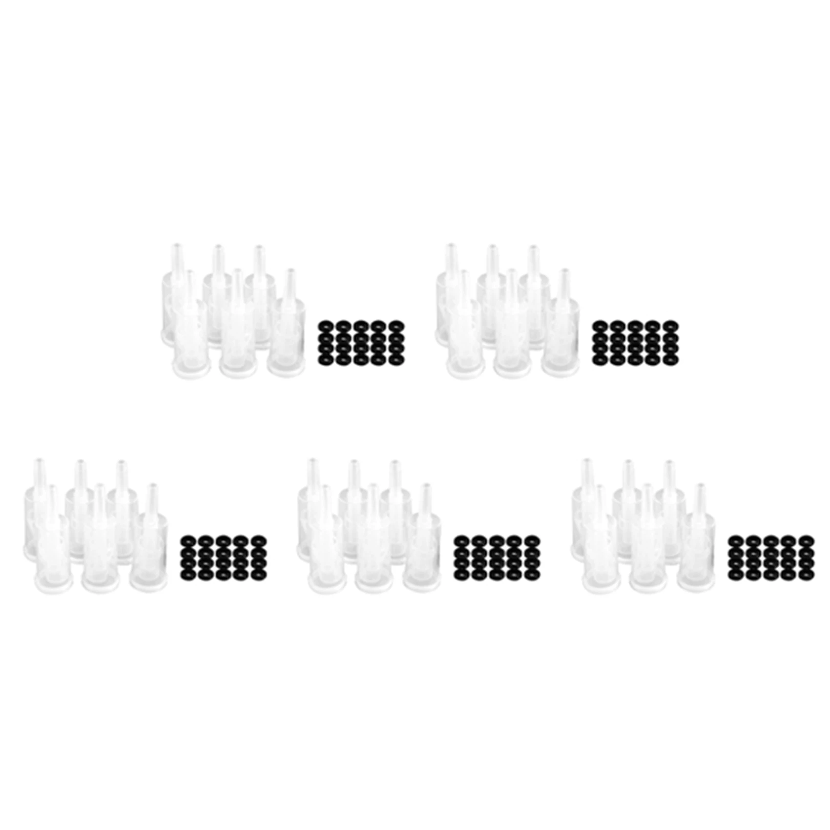 

IALJ-Airlock Set For Fermentation, 120 Pieces Silicone Grommets And 36 Pieces Plastic Airlock For Preserving, Brewing