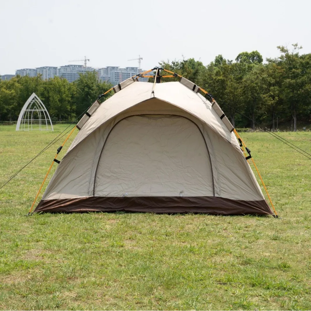 خيمة التخييم الفورية الأوتوماتيكية في الهواء الطلق المحمولة معدات قابلة للطي نزهة لوازم مكافحة البعوض حماية من الشمس المأوى #4