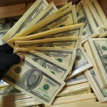 10 Uds. Servilleta cuadrada de 2 capas para fiesta temática, creativa, 100 dólares estadounidenses, papel de dibujo, impresión artística, mantel individual de papel Netflix, venta al por mayor