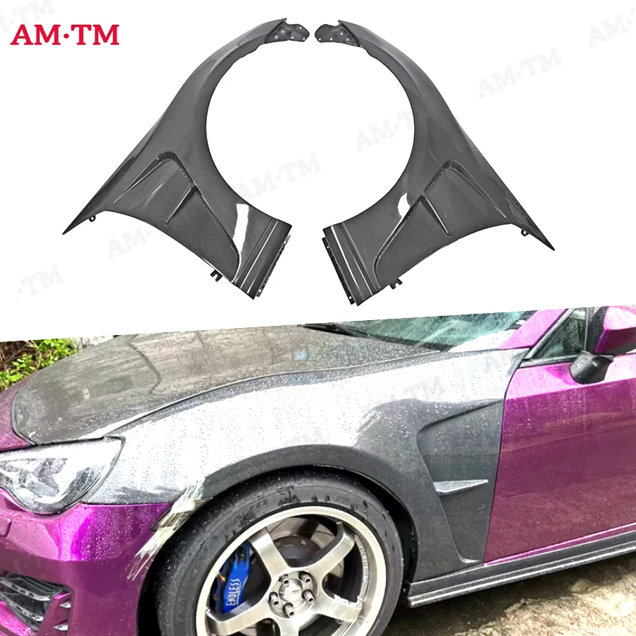 

Боковые крылья из углеродного волокна, фартуки для вентиляционных отверстий, накладка-сплиттер для Toyota GT86 Subaru BRZ, комплект кузова, автомобильные аксессуары