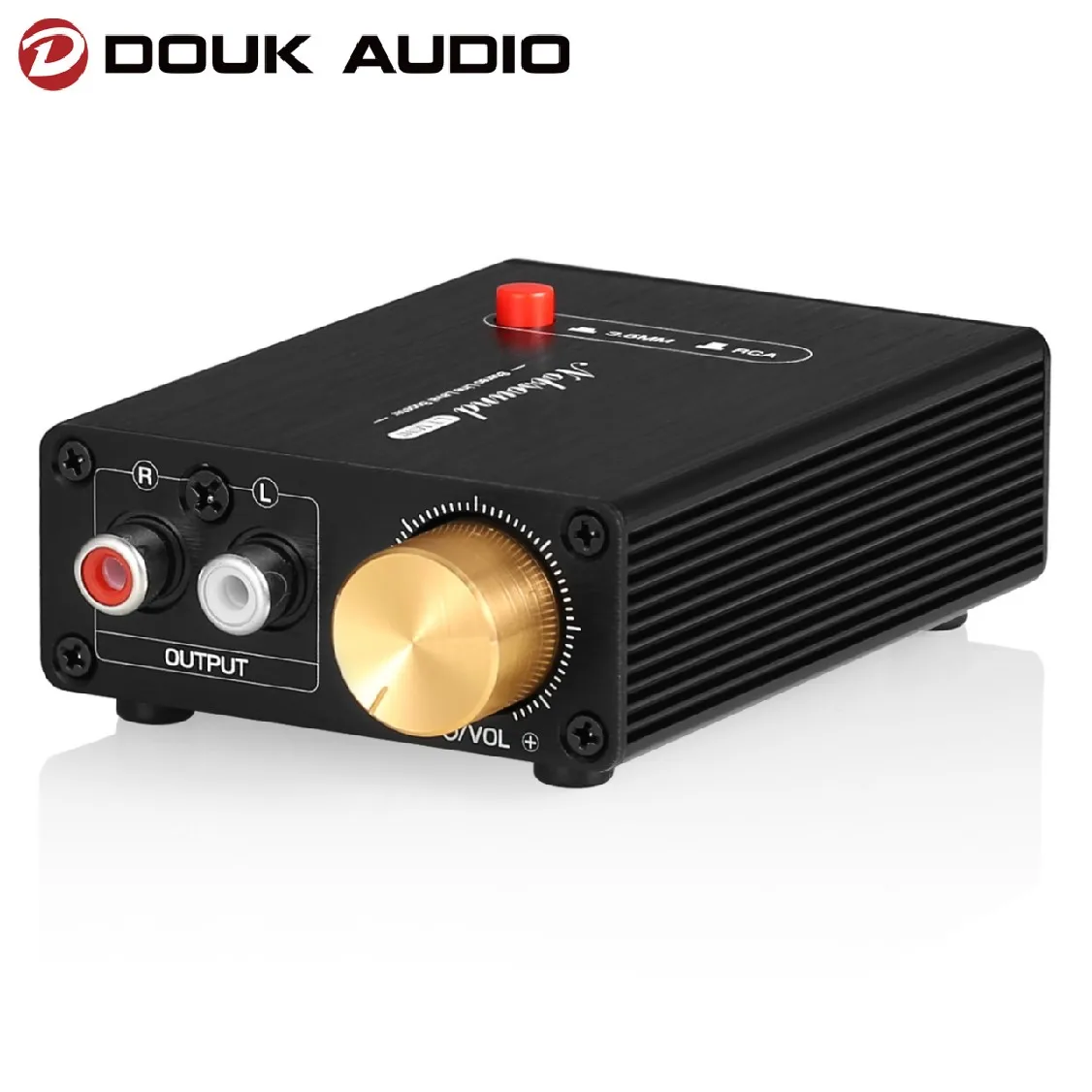 

Douk Audio L1MINI Mini Stereo Line Level Booster Amplifier Audio Preamp 20dB Gain + Volume Control