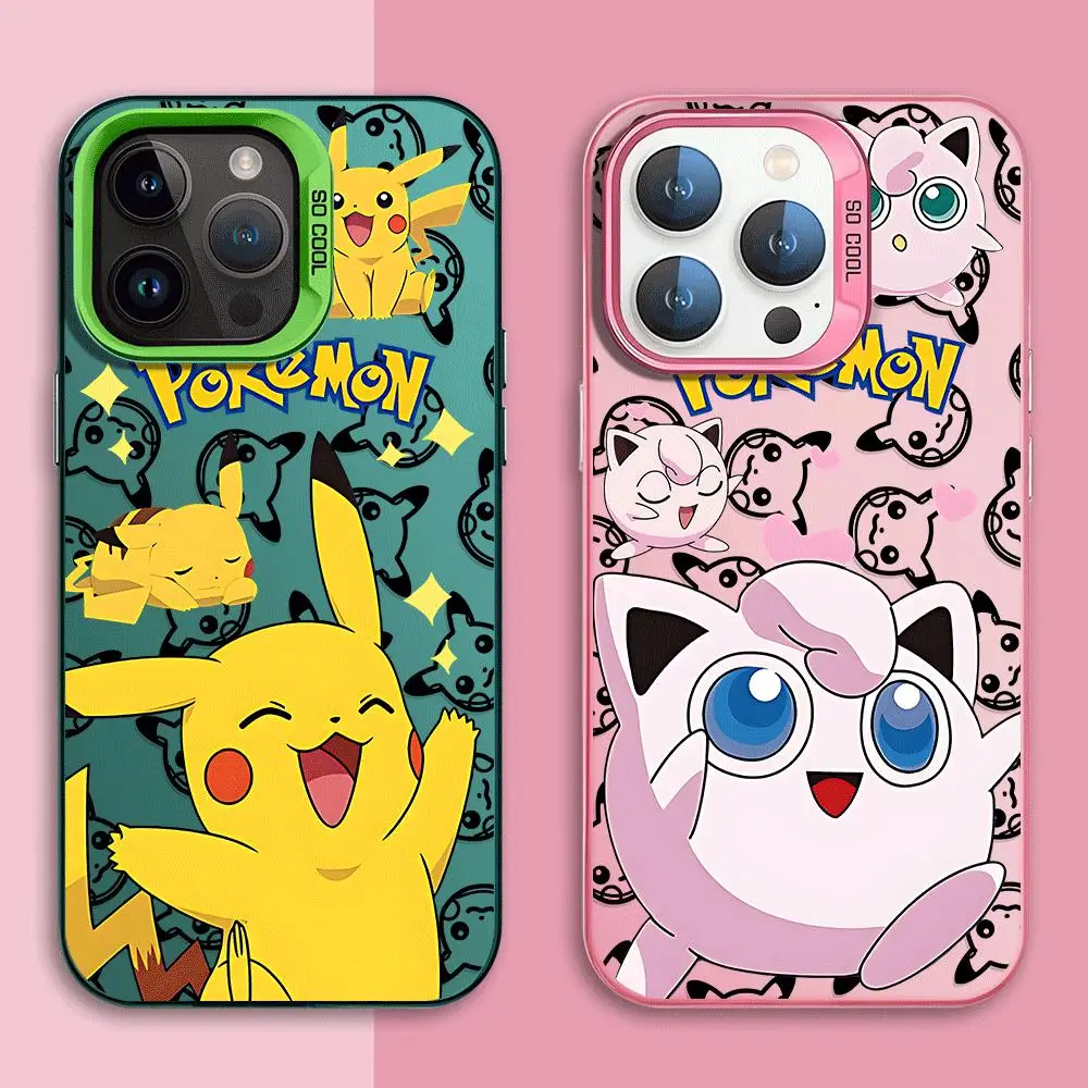 Pokemon Pikachu Cartoon Handy hülle für Apple iPhone 11 13 14 Pro Max 15 Pro Max XR 12 Pro Max x 14