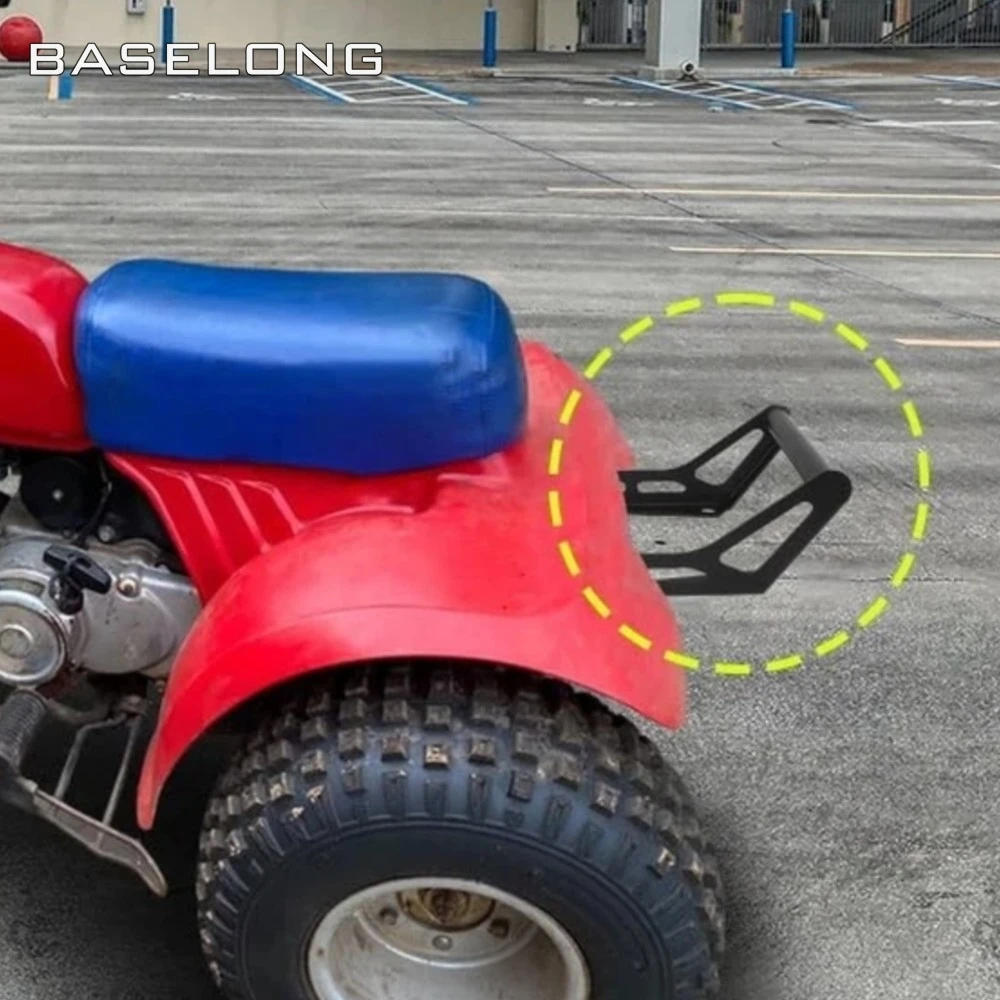 

For Honda ATC70 1979-1981 1983 1984 1985 ATC 70 ATV Rear Grab Bar Black Support Metal Bracket Motorcycle Trx70 Trx 70 1986-1987