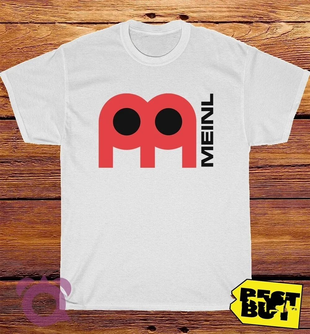 

2025 Summr New Shirt Meinl Percussion Logo American Funny T-shirt Printed Cotton Round Neck T-shirt for Men and Women