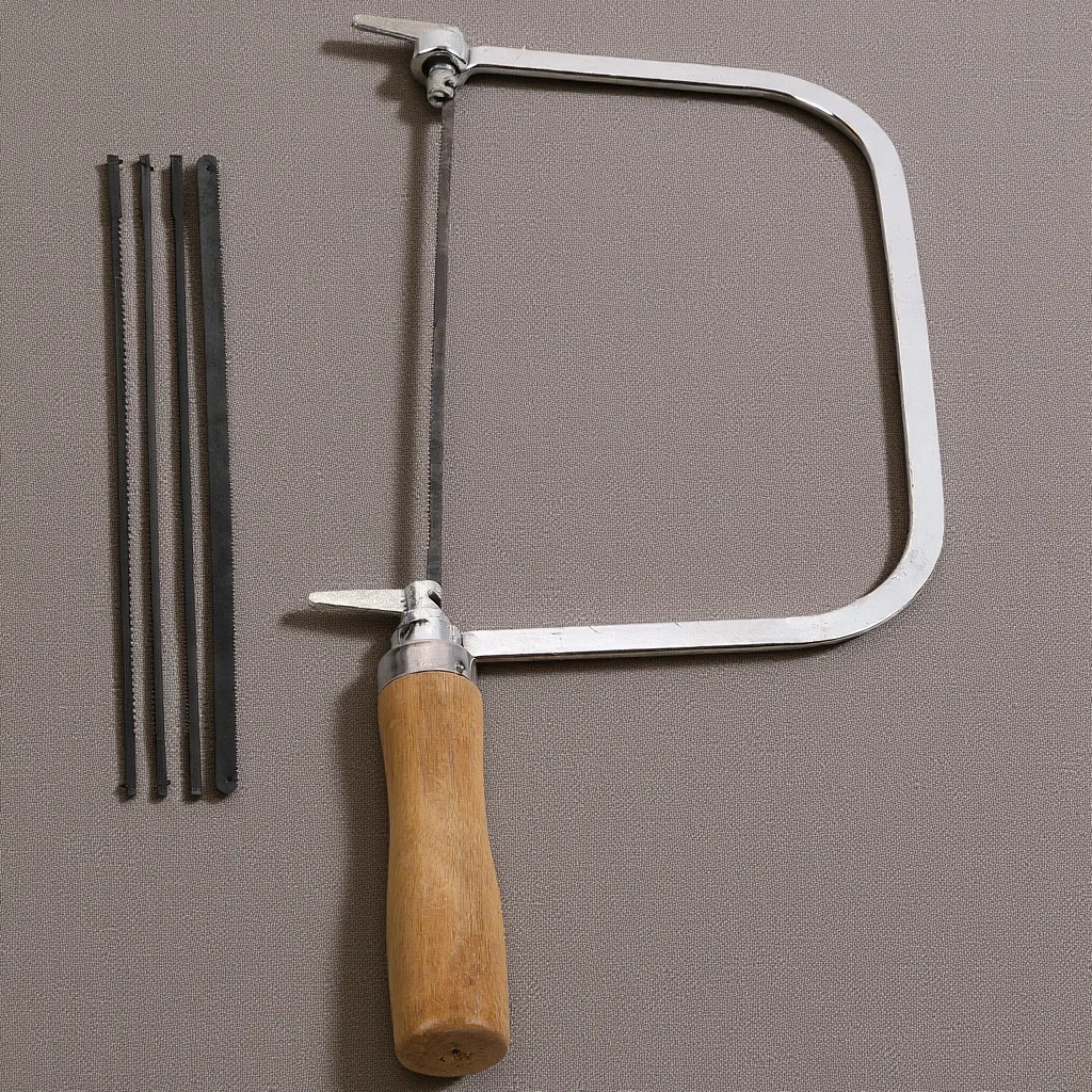 

1Set Coping Saw Ergonomic Wooden Handle Lightweight Hand Saw Woodworking Tool for Bamboo PVC Tubing DIY Hand Tools