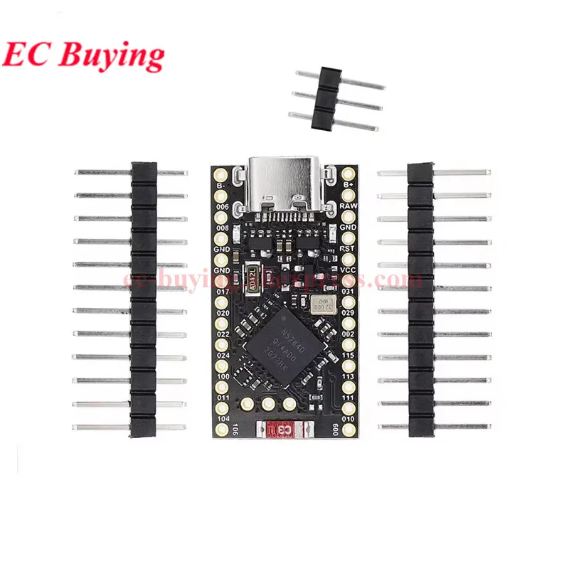 Плата разработки Promicro NRF52840 RP2040 Wi-Fi 2,4G Bluetooth-совместимая 5.0 ZigBee Хорошо! Модуль управления зарядкой Nano V2.0
