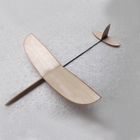 1Set Hand Launch Throwing Balsa Wood Aircraft Seabird M-P1S-2 Outdoor Plaything Assembling Glider for Model Airplane Competition