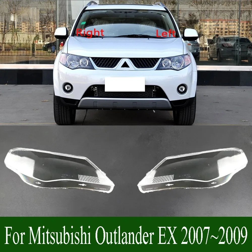 

Headlamp Lens For Mitsubishi Outlander EX 2007 2008 2009 Headlight Cover Replacement Front Car Light Auto Shell Bright Shade