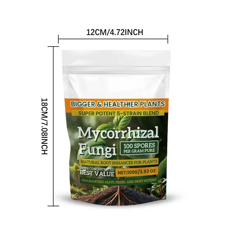 100g Plant Growth Enhancer Powder Plant Growth Fertilizer Nutrient Balanced Formula Planting Tool for Hydroponics Mixed Culture